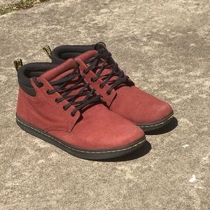 Dr. Martens Airwair Mid-top Boots Burgundy. Size 13.